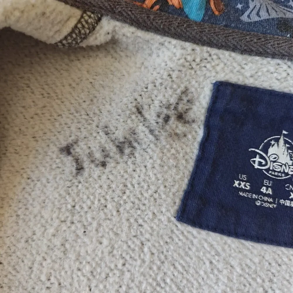 Kids Disney Parks sweatshirt hoodie sz XXS